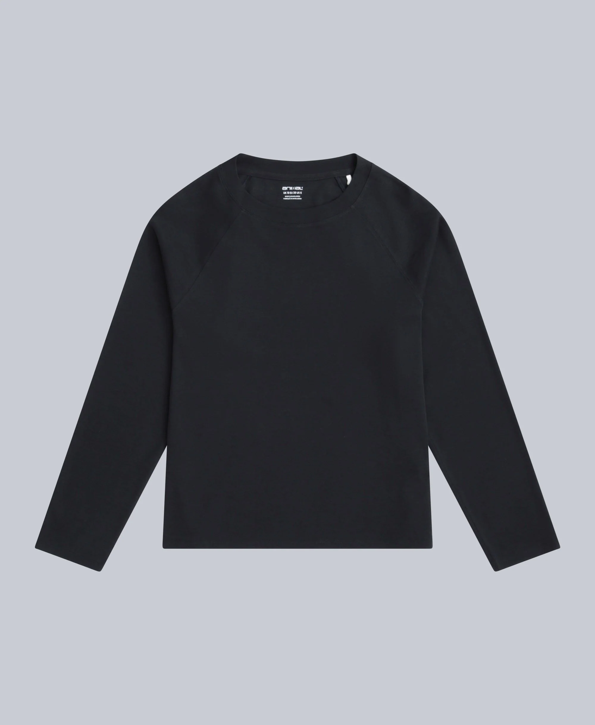 Ashleigh Womens Long Sleeve Top - Black - Image 5