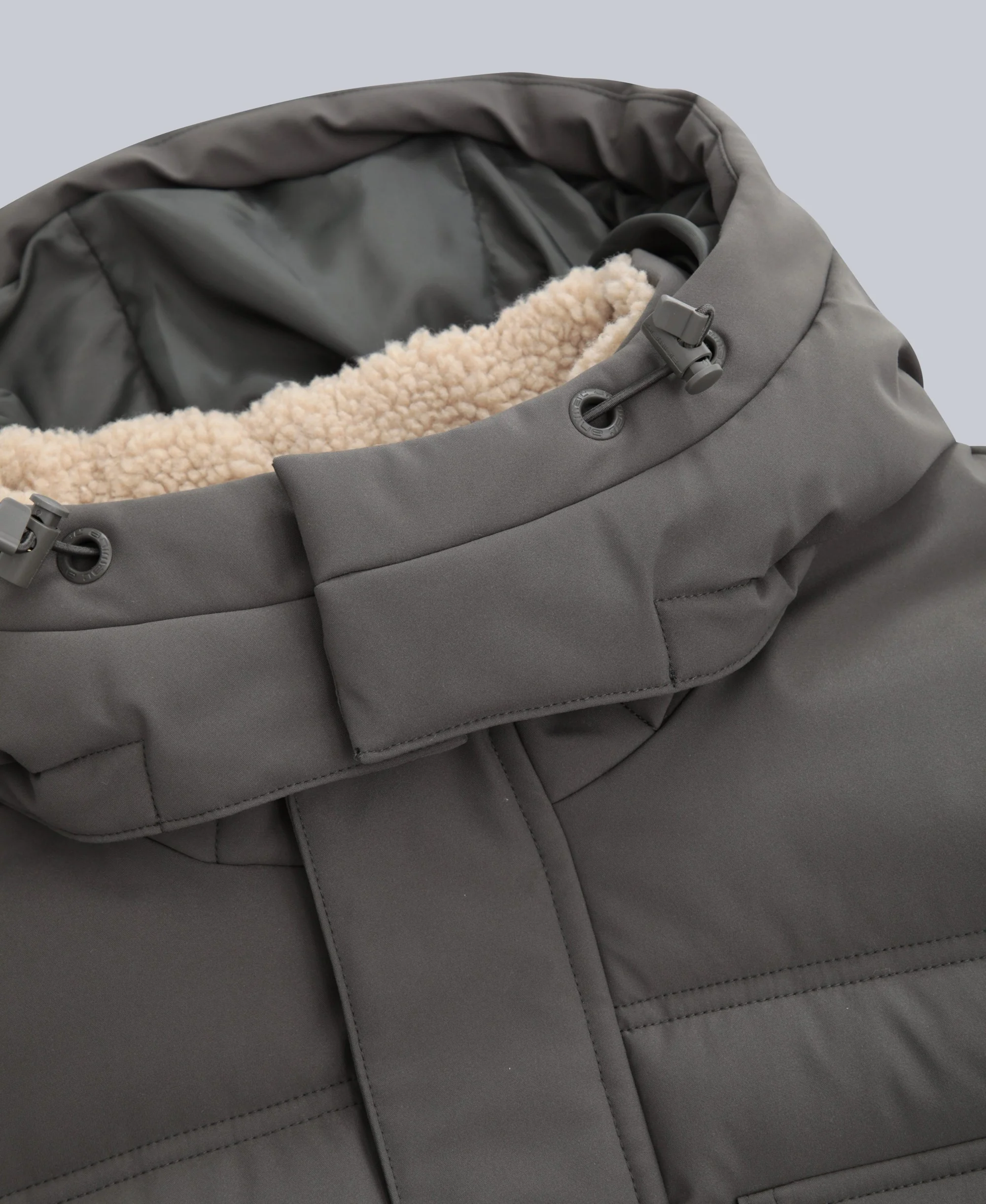 Fistral Mens Padded Jacket - Khaki - Image 14