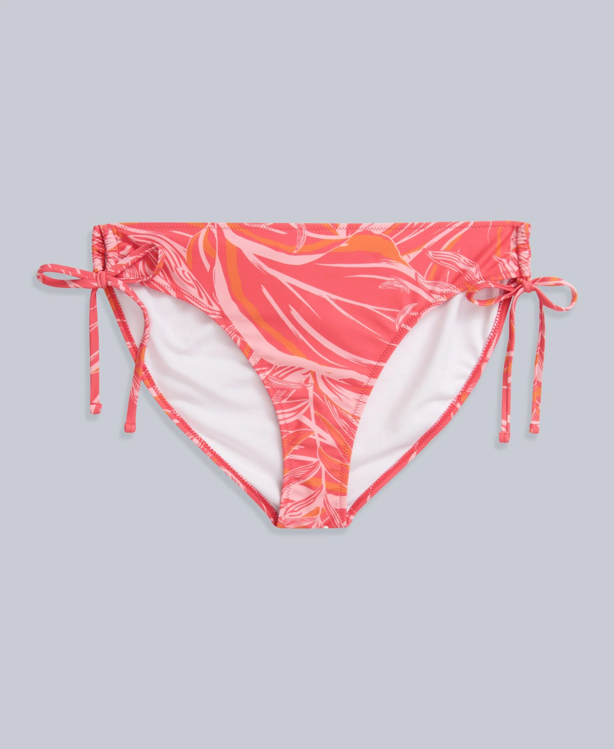 Iona Womens Tie Side Bikini Bottoms - Fiery Coral - Image 5