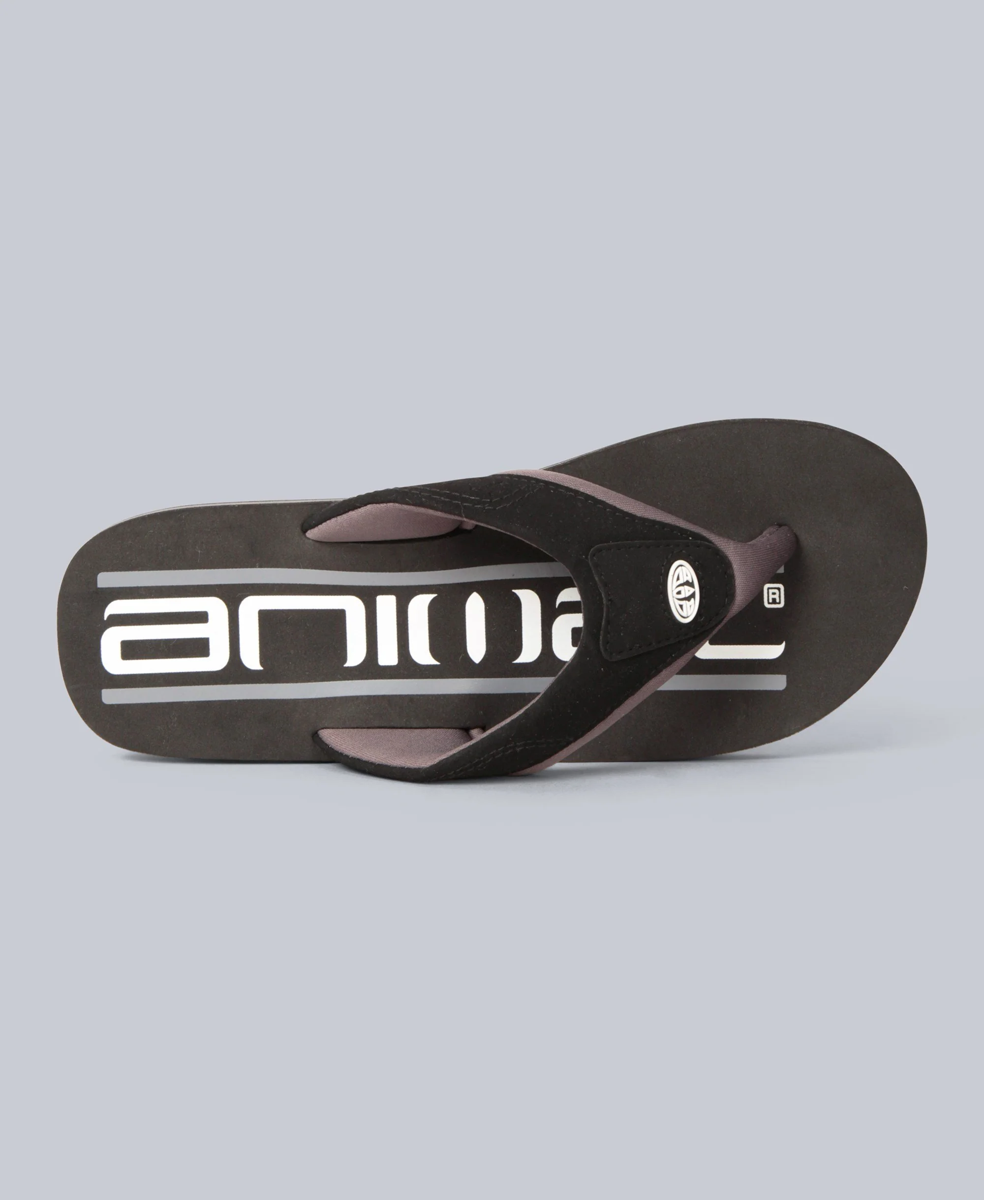 Jekyl Mens Flip-Flops - Jet Black - Image 5