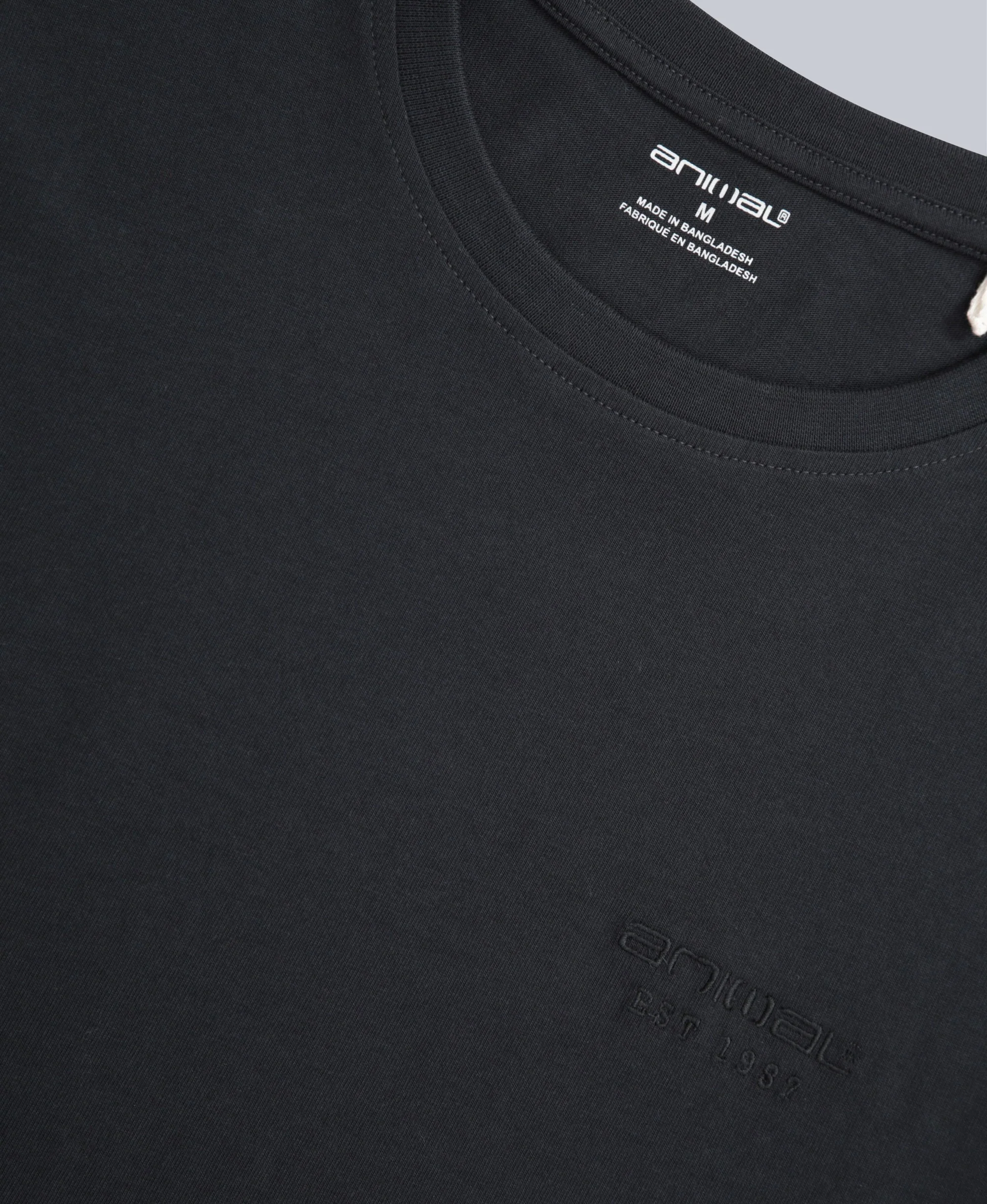 Otis Mens Long Sleeve T-Shirt - Black - Image 3