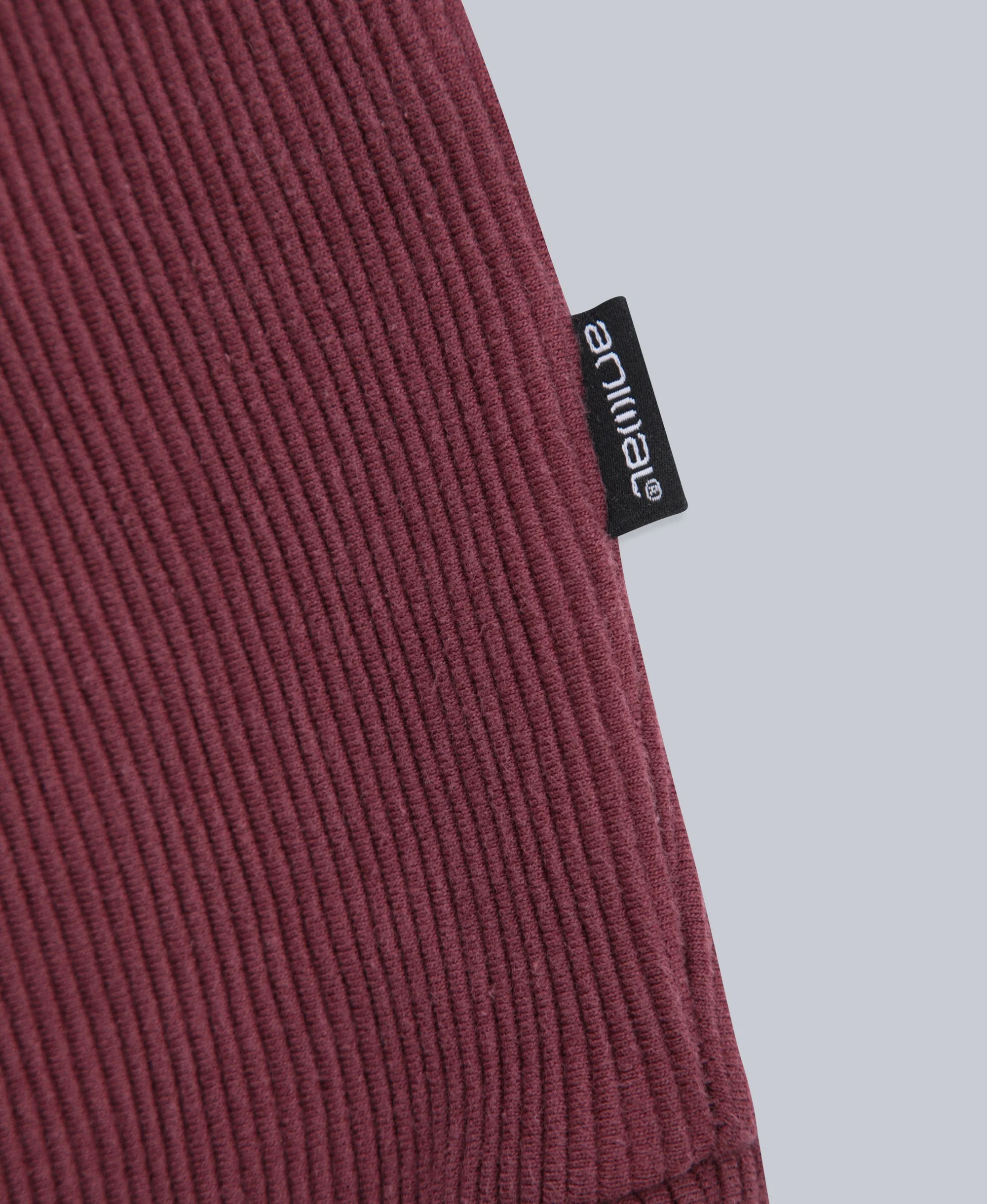 Ottoman Womens Half Zip Sweatshirt - Burgundy - Image 11